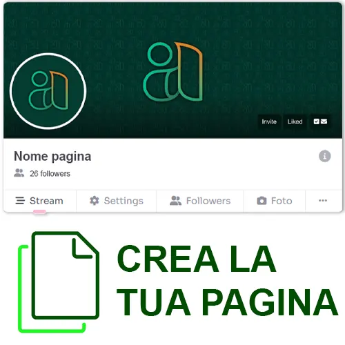 Crea pagina su cazzeggiando